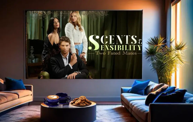 Banner of the Series with lead characters - Where to Watch Scents and Sensibility Two Fated Mates