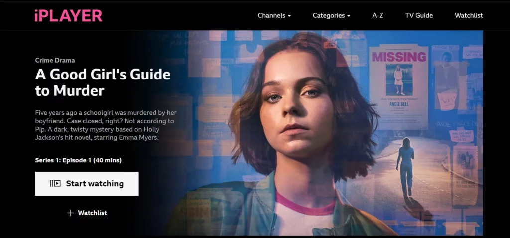 Where to watch A Good Girls's Guide To Murder Online